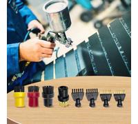 HomeVortex Juego de 8 accesorios de limpieza a vapor con cepillos de nailon y cobre para Kärcher SC1 SC2 SC3 SC4 SC5 para limpieza eficiente del hogar de fregaderos de azulejos y difícil de alcanzar