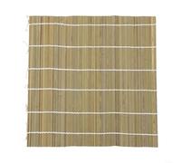 HomeVortex Juego de alfombrillas de sushi con paleta de arroz, kit de herramientas antiadherente para hacer rollos Maki perfectos y onigiri en casa, para limpiar utensilios de cocina (27 x 27 cm)