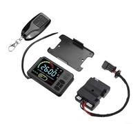 HomeVortex Juego de interruptores de monitor LCD de calentador de aire para vehículos de 12 V y 24 V, placa de control de 5 kW con control remoto, llenado manual de combustible y función de inicio del