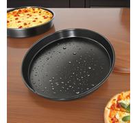 HomeVortex Juego de sartenes gruesas de acero al carbono, bandeja antiadherente para horno, alta resistencia al calor hasta 220 °C, redondeada suave para diseño de bordes, disponible en tamaños de 6