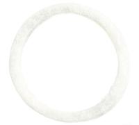 HomeVortex Junta de sellado de fieltro de lana para rebabas de molinillo de café serie 8, arandela de 23 x 19 x 6 mm para anillo, almohadilla de protección contra el polvo de alta densidad, para una