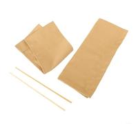 HomeVortex Kit de fundas de asiento de silla de director lavables, funda de lona de repuesto para sillas de barra redonda, tela de poliéster suave con diseño de rayas, para una fácil instalación