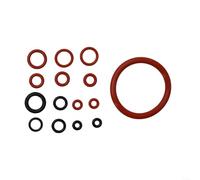 HomeVortex Kit de juntas tóricas de silicona de 15 piezas para Saeco, para máquinas de café Spidem, juego de mantenimiento de conectores de boquilla de grupo de cerveza, azul, rojo y negro