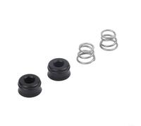 HomeVortex Kit de reparación de grifos de 8 piezas con asientos y resortes para grifos de dos manijas, detiene fugas en fregaderos de cocina y baño, piezas de repuesto de goma compatibles con (dos)