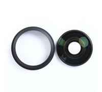 HomeVortex Lente de cristal óptico de repuesto para cámara de acción Insta360 X4, pieza de reparación óptica resistente a los arañazos, accesorio compacto de 3 x 3 x 1 cm, color negro