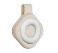 HomeVortex Linterna frontal LED magnética de 47 g ultraligera USB-C recargable para mini linterna con semáforo para camping, correr, caminar por la noche, al aire libre, iluminación fuerte (beige)
