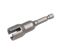 HomeVortex Llave de tuerca de mariposa de vástago hexagonal de 6,35 mm, en forma de U para broca de destornillador de acero CR-V, para destornillador eléctrico, herramienta de perno de ala rápida