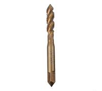 HomeVortex M3-M10 HSS-Co para m35 Juego de machos de tornillo de máquina de cobalto, flauta métrica espiral rosca derecha, para acero inoxidable, hierro, perforación de aleación de aluminio (M6)