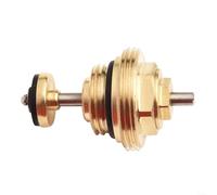 HomeVortex M30 x 1.5 3/8 Válvula de retorno de latón para actuador UFH Colector de calefacción por suelo radiante para una fácil instalación para control de fluidos pieza de repuesto (1/2)