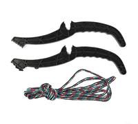 HomeVortex Mango de freno de esquí para mayor control y seguridad, accesorio de snowboard resistente a la abrasión con cuerda para un fácil frenado y estabilidad en pistas, ayuda de entrenamiento