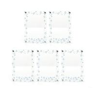 HomeVortex Marco magnético de fotos para Instax Mini Film de 2 x 3 pulgadas, soporte magnético acrílico decorativo para refrigerador con cubierta transparente para superficies metálicas, paquete de 5