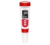 HomeVortex Medidor de pH digital 5 en 1 con guía de voz, probador de sal de piscina impermeable para piscinas, peceras, hidroponía, analizador preciso de calidad del agua con pantalla LCD