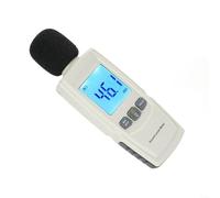 HomeVortex Medidor digital de nivel de sonido con pantalla LCD retroiluminada de rango de 30-130 dB, lector de decibelios de ruido, herramienta de medición SPL para taller, oficina de fábrica