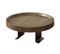 HomeVortex Mesa de sofá con clip ajustable de madera para bebidas, aperitivos, control remoto, se adapta a reposabrazos de 5 a 25,5 cm de ancho, plataforma estable para sala de estar, sofá, reposapiés