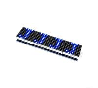 HomeVortex Microcontrolador de pantalla LED 4 en 1, con punto de línea 5P, para módulo de matriz, para Arduino, placa de controlador de cátodo común de 5V, con interfaces en cascada, (azul)