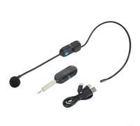 HomeVortex Micrófono inalámbrico con rango de 50 m, transmisión de audio digital para conferencias, instructor de yoga, con batería recargable, 6-8 horas de tiempo de trabajo