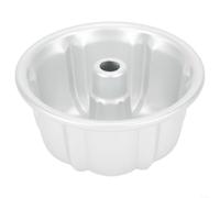 HomeVortex Molde antiadherente estriado para tartas de anillo, molde de metal Kugelhopf con parte inferior extraíble, para panadería casera, pequeño 10 cm (pequeño)