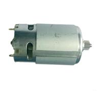 HomeVortex Motor RS550 de 12 V CC con caja de engranajes de 12 dientes, alto par de torsión 400-19500 RPM, para proyectos de taladro eléctrico de bricolaje, construcción de metal y plástico, gris, 7,5