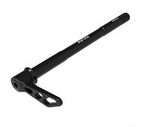 HomeVortex Mountain For Bike Thru Axle - Brocheta de liberación rápida de 12 x 100 mm, eje de horquilla delantera de 126 mm de longitud, eje de cubo negro de metal para reemplazo de componentes de