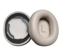 HomeVortex Paquete de 2 almohadillas de repuesto para auriculares Shure Aonic 40 Headphs, almohadillas de cuero de proteína premium, con accesorios cómodos de fundas doradas