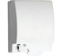 HomeVortex Paquete de 2 cajas de enchufe impermeables con cerradura tipo 86, placa de pared eléctrica IP55 con cubierta transparente para baño al aire libre, funda de protección de panel de