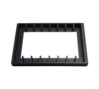 HomeVortex Paquete de 2 estantes de almacenamiento de cinta de casete, organizador de 16 ranuras para cintas de audio, soporte de plástico ABS no magnético con diseño retro, exhibición de estante que
