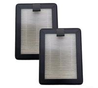 HomeVortex Paquete de 2 filtros de aire de carbón activado, para Bambu Lab P2S X2D, para HEPA 13 cartucho de repuesto de doble filtración, para ventilador de escape de impresora 3D, reducción de