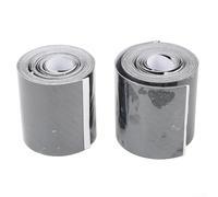HomeVortex Paquete de 2 tiras protectoras de fibra de carbono para umbral de puerta de coche, 5 cm x 300 cm, cinta antiarañazos, película de PVC flexible, para decoración de parachoques interior de