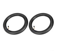 HomeVortex Paquete de 2 tubos interiores de butilo para scooters eléctricos, neumáticos de repuesto de 12 x 2.125/12.5 x 2.125 con válvula curvada hacia afuera, vejigas de goma resistentes a pinchazos