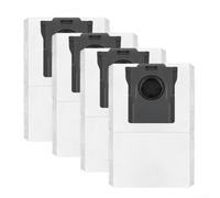 HomeVortex Paquete de 4/10 bolsas para aspiradora, para Dreame S10, para x30 Pro Ultra, para x40, L40 Ultra Robot aspiradoras, bolsas de polvo no tejidas fundidas, con filtración avanzada (4 piezas)