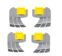 HomeVortex Paquete de 4 cepillos ciclónicos R0714400 para Zodiac MX8 MX6 para Elite Robotic Pool Cleaner Piezas de repuesto Gris Amarillo