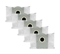 HomeVortex Paquete de 5 bolsas de polvo para Deebot N50 PRO y N50 para OMNI, bolsas de aspiradora Meltblown no tejidas con filtración ultrafina para suciedad higiénica