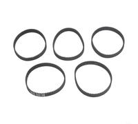 HomeVortex Paquete de 5 correas para aspiradora compatibles con Miele SEB228, SEB234, SEB236 y Wessel-Werk EBK340, EBK360, pieza de repuesto de goma resistente para cepillo de rodillo