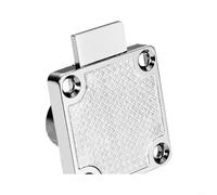 HomeVortex Paquete de 6 cerraduras de cajón de aleación de zinc, juego de cerraduras cilíndricas de 22 mm para armario, oficina, escritorio, archivador, seguridad de muebles plateados con llaves