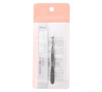 HomeVortex para cejas para acero Inoxidable 8.9cm Tamaño para compacto(B) | para acero inoxidable, punta inclinada, para agarre firme, sin deformación, uso duradero