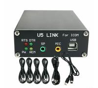 HomeVortex para u5 Link, para conector de radio ICOM, con interfaz de alimentación, DIN8-DIN8/13 PC66, cable CAT USB, para HRD DM780 LOGG32, compatible, con IC-703 706 718 725 735 746 756 (8-8)