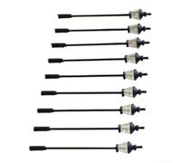 HomeVortex Postes Vintage LED para 3v Escala HO OO Pack 8 Postes Vintage | Pack de 8 unidades, escala OO y HO, voltaje para 3v DC, corriente 20mA, ideal maquetas tren
