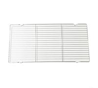 HomeVortex Red de malla de acero inoxidable, rejilla rectangular para parrilla de barbacoa con pies elevados para verduras, pasteles de pan, para tapete de drenaje de aceite, herramienta de cocina