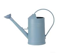 HomeVortex Regadera de boquilla larga de 1,8 L, aspersor de jardín de plástico ligero, para plantas de interior, balcón, patio, maceta, para verter fácilmente, metros blanco (azul)