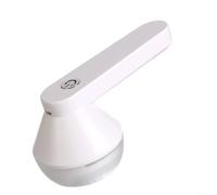 HomeVortex Removedor de pelusa eléctrico, para ropa, afeitadora de tela recargable, con sistema de 3 cuchillas y 1200 mAh, recortadora de pellets portátil, para suéteres (blanco)