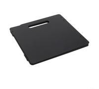 HomeVortex Rompevientos compacto plegable para estufas de butano, accesorios de cocina de camping, estilo de aluminio ligero, hierro de zinc (cuatro pliegues)