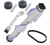 HomeVortex Ruedas delanteras, para kit de correa de rodillo de cepillo para Shark NV350 NV351 NV352 NV360 para NAVIGATOR para aspiradora vertical LIFT-AWAY, reemplaza la pieza 117FFJ 1135FC, incluye
