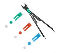 HomeVortex Separador de escala de plástico ajustable de 10 pulgadas y herramienta de dibujo de calibrador para artistas y diseñadores, regla proporcional multifuncional para medidas geométricas y