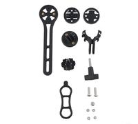 HomeVortex Soporte de computadora para bicicleta, para manillar integrado de bicicleta de carretera, extensor de vástago de ciclismo GPS de nailon, compatible, con Garmin para Bryton para Cateye