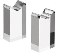 HomeVortex Soporte de exhibición de espadas de acrílico ajustable transparente para espadas coleccionables, tantos y sables de luz con distancia personalizable entre soportes para la oficina en casa o