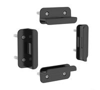 HomeVortex Soporte de pared para tableta antirrobo bloqueo de seguridad ABS, para iPad para Samsung para Galaxy Tab cocina escritorio de oficina negro 70x29mm