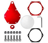HomeVortex Soporte de placa de impuestos de motocicleta para montaje de disco hexagonal de aleación de aluminio CNC, apto para la mayoría de bicicletas, instalación rápida con llave azul (SP-001