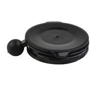 HomeVortex Soporte de ventosa para parabrisas para Tomtom Via GO Live Start Series dispositivos GPS Soporte seguro para salpicadero de coche, PC negro para material TPU, fácil instalación, diseño de