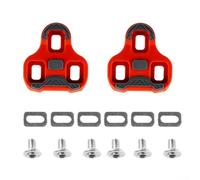 HomeVortex Tacos para bicicleta de carretera, para LOOK para sistema keo, placas de pedal autobloqueantes, con opciones de flotación de 0°/4.5°/9°, clips antideslizantes de nailon + TPU para zapatos