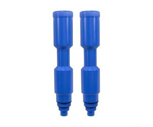 HomeVortex Tapón de skimmer de piscina, con agujero de llenado, protector de invierno de 43,5 cm, para espumadores roscados de 3,8 cm/5,1 cm, amortiguador de expansión anticongelante de plástico